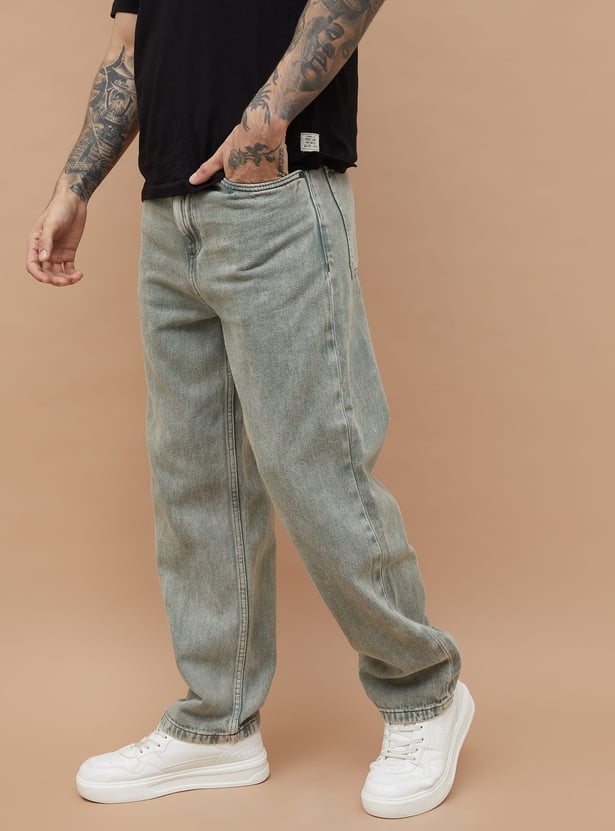 FORCA Solid Loose Fit Jeans