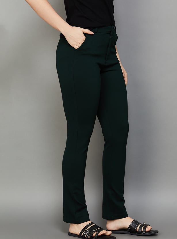 XPOSE Solid High Rise Trousers