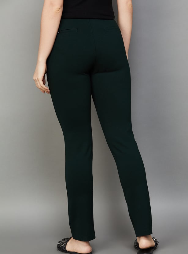 XPOSE Solid High Rise Trousers
