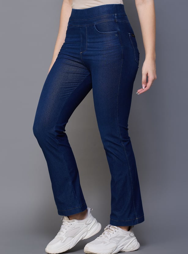 XPOSE Whiskered Straight Fit Jeggings