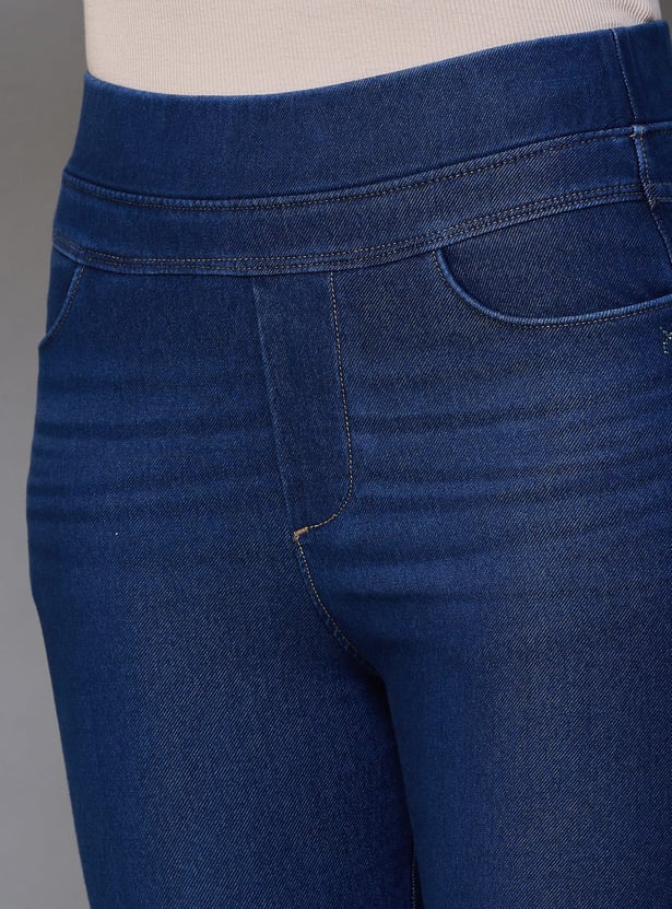 XPOSE Whiskered Straight Fit Jeggings