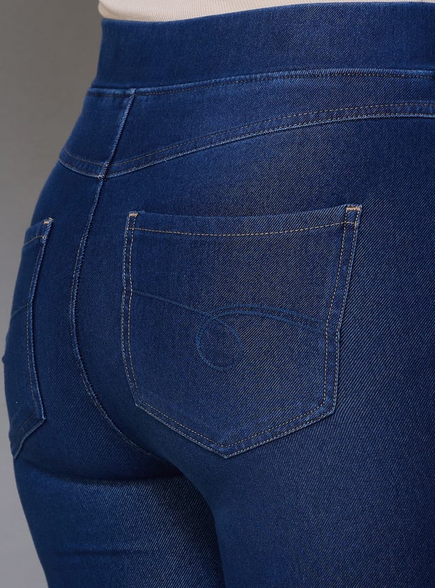 XPOSE Whiskered Straight Fit Jeggings