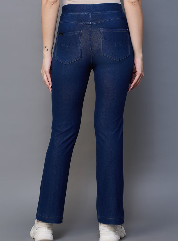 XPOSE Whiskered Straight Fit Jeggings