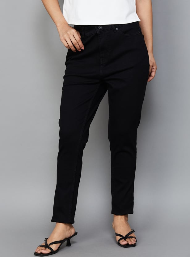 VERO MODA Solid Skinny Fit Jeans