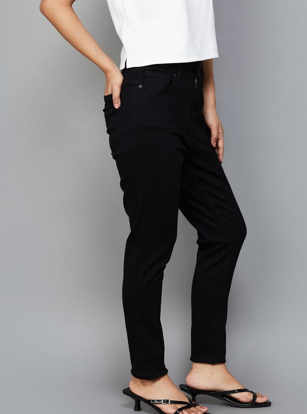 VERO MODA Solid Skinny Fit Jeans
