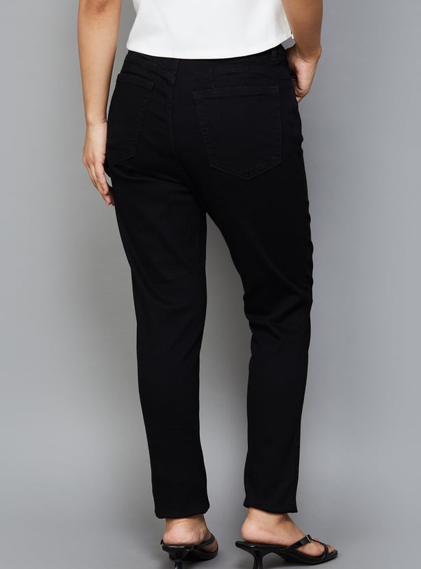 VERO MODA Solid Skinny Fit Jeans