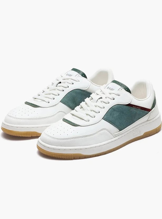 RARE RABBIT Solid Lace-Up Shoes