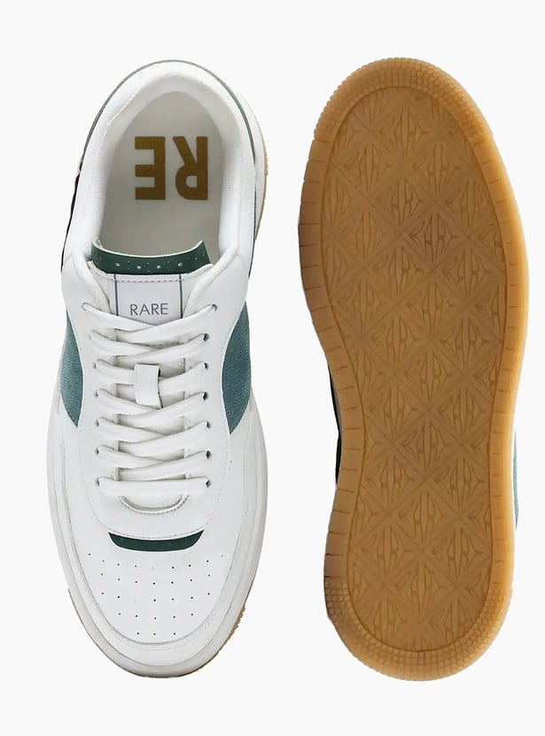 RARE RABBIT Solid Lace-Up Shoes