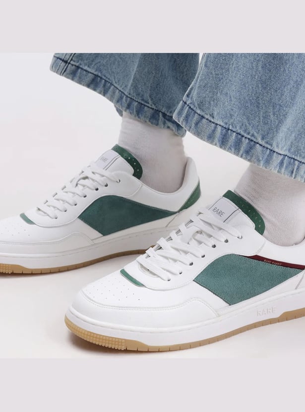 RARE RABBIT Solid Lace-Up Shoes