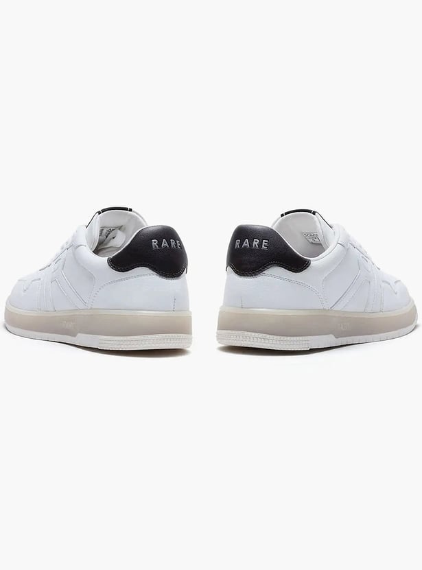 RARE RABBIT Solid Lace-Up Shoes