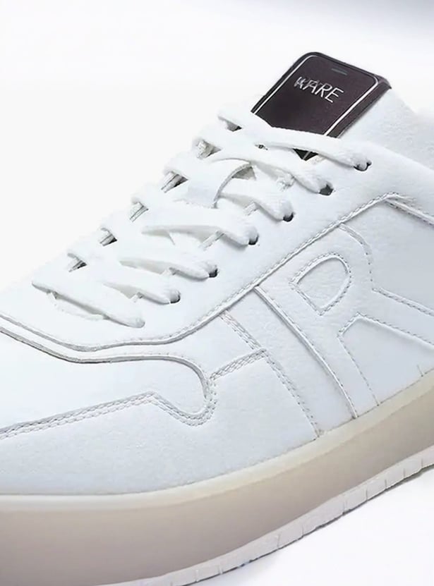 RARE RABBIT Solid Lace-Up Shoes