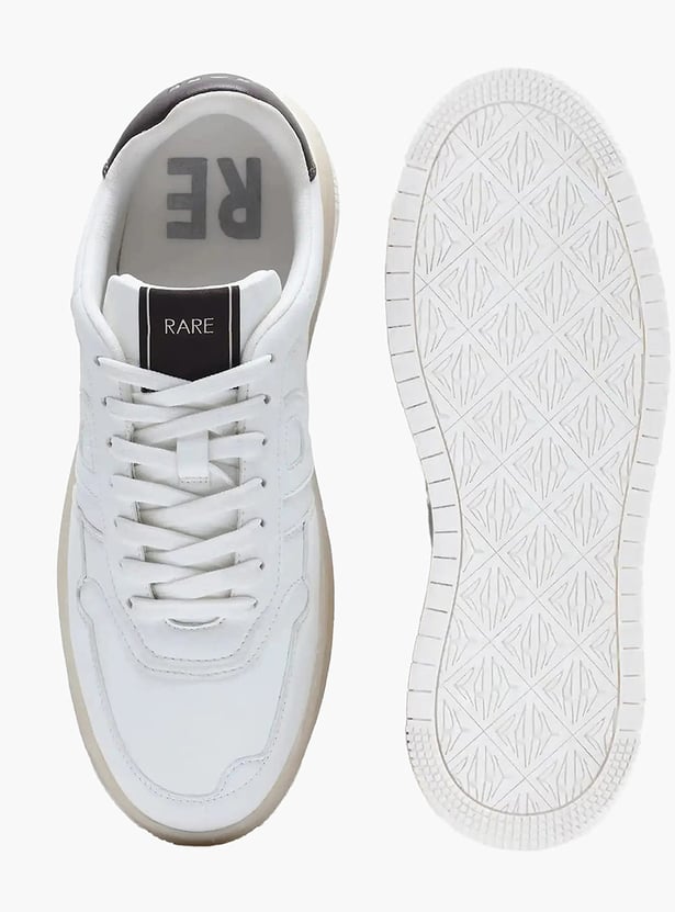 RARE RABBIT Solid Lace-Up Shoes