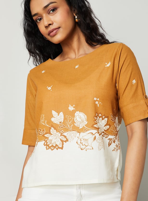 COLOUR ME Floral Print Top