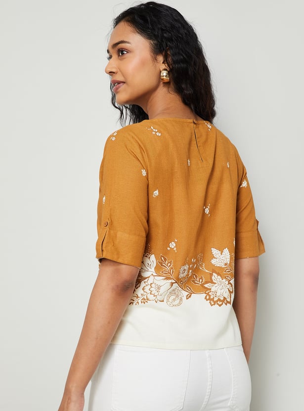 COLOUR ME Floral Print Top