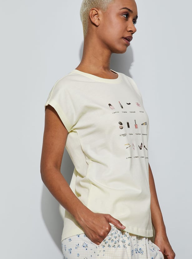 GINGER Printed Lounge T-shirt