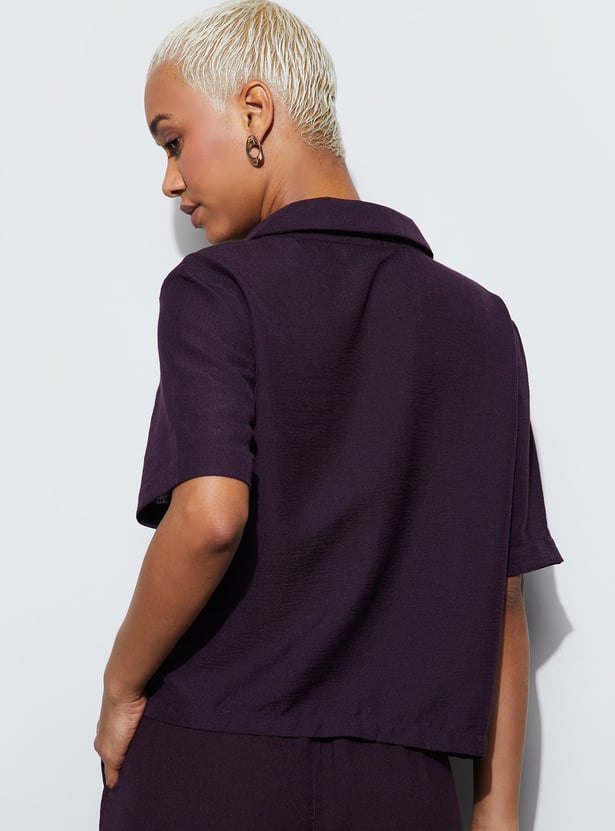 GINGER Solid Regular Fit Shirt