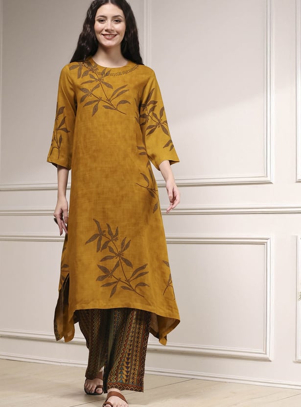 BIBA Printed A-line Kurta Set