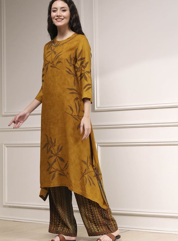 BIBA Printed A-line Kurta Set