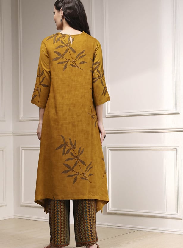 BIBA Printed A-line Kurta Set