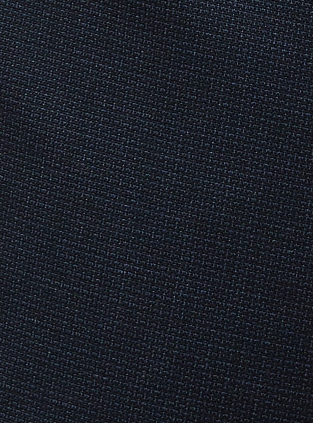 CODE Solid Regular Fit Formal Trousers
