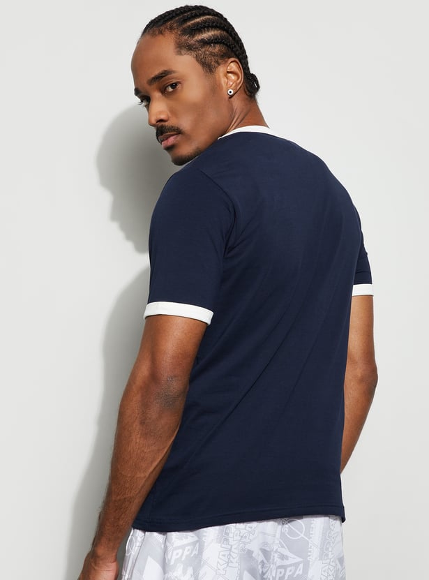 KAPPA Printed Crew Neck T-shirt