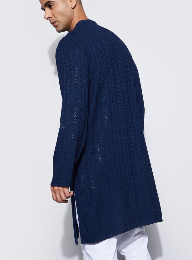 MELANGE Embroidered Straight Kurta
