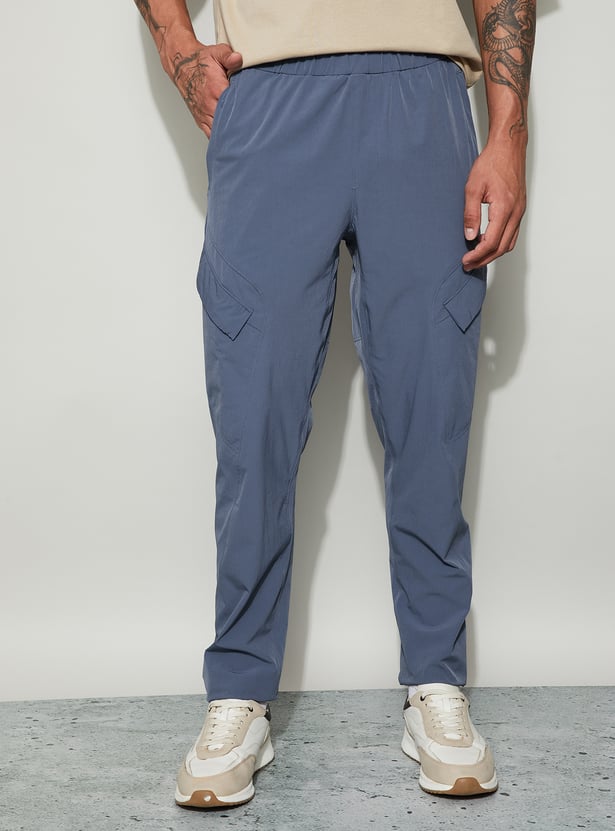 KAPPA Solid Regular Fit Track Pants