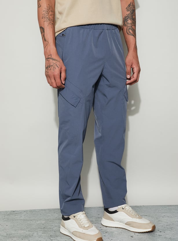 KAPPA Solid Regular Fit Track Pants