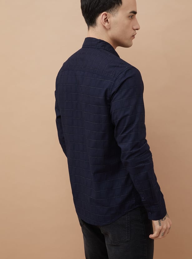FAME FOREVER Checked Smart Fit Shirt