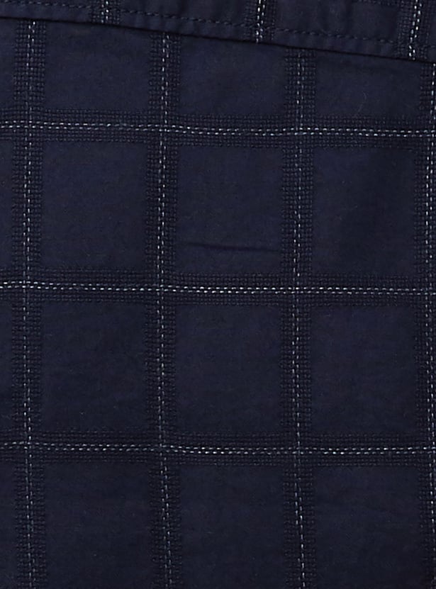 FAME FOREVER Checked Smart Fit Shirt