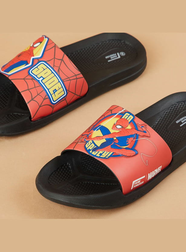 FAME FOREVER Boys Spider-Man Sliders