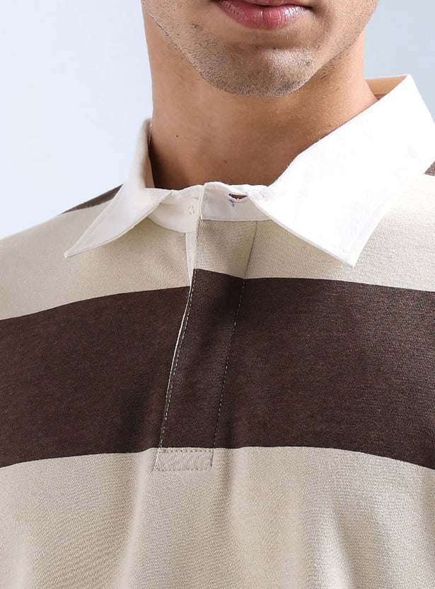 FLYING MACHINE Striped Sweatshirt