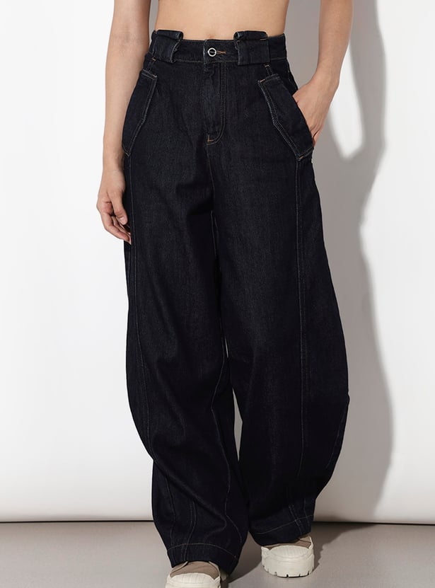 ONLY Solid Slouchy Fit Jeans