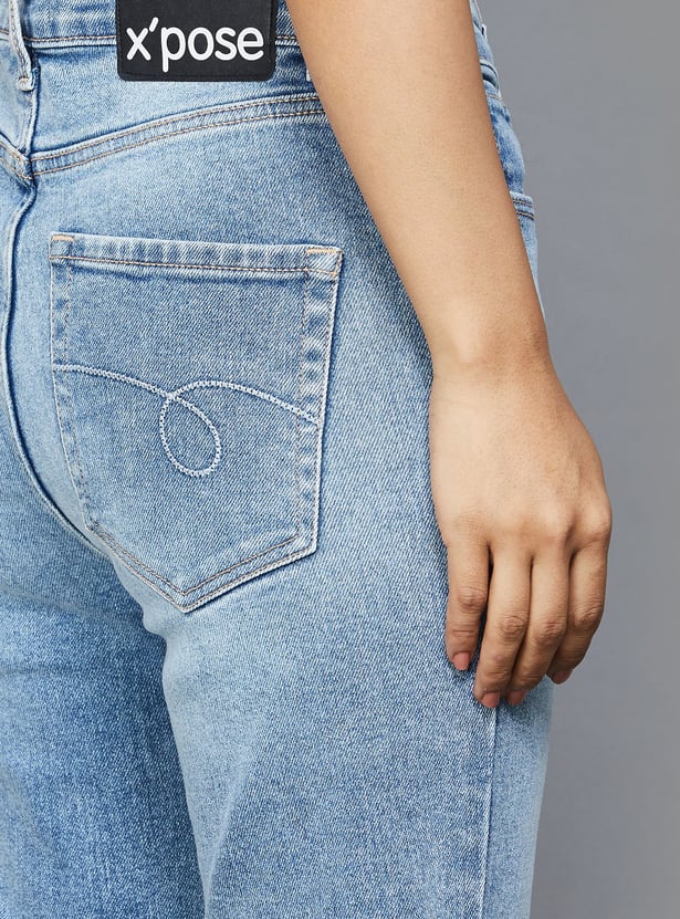 XPOSE Washed Bootcut Jeans