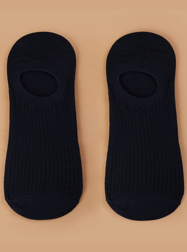 CODE Patterned No-Show Socks - Pack of 5