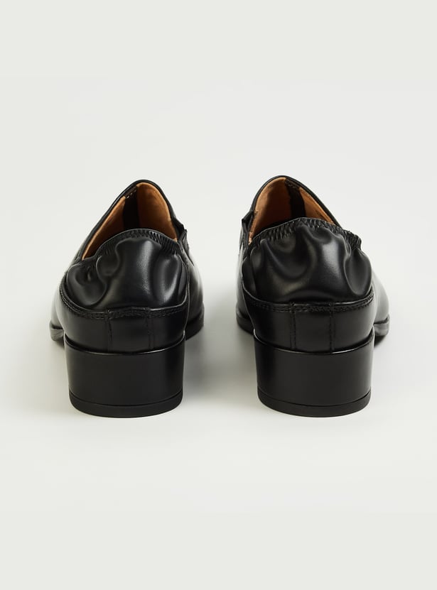 ALLEN SOLLY Block Heel Mules