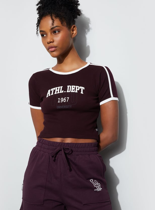 KAPPA Printed Crop T-shirt