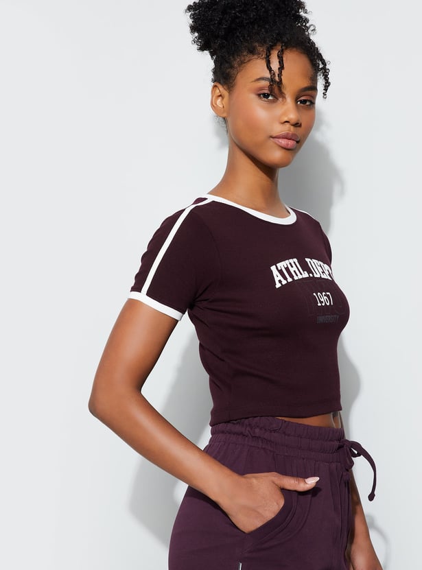 KAPPA Printed Crop T-shirt