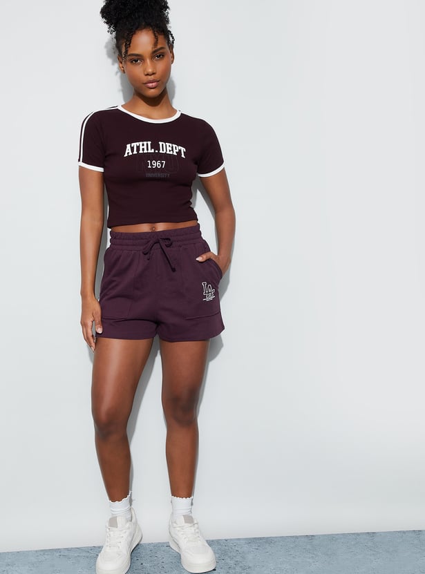 KAPPA Printed Crop T-shirt