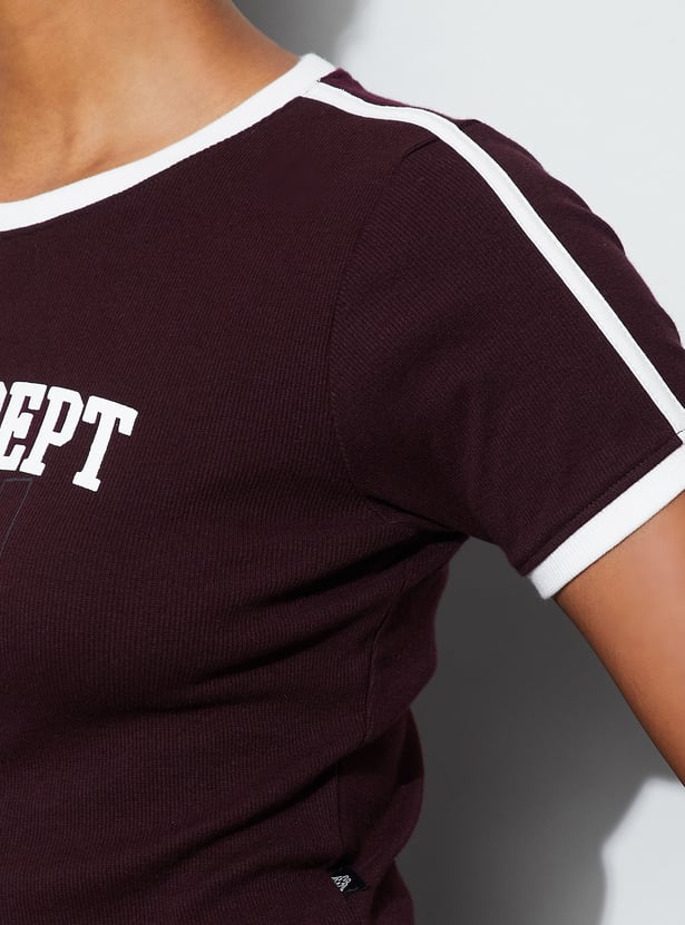 KAPPA Printed Crop T-shirt