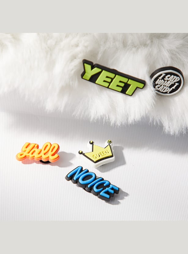 FAME FOREVER Embellished Shoe Charm - Pack of 5