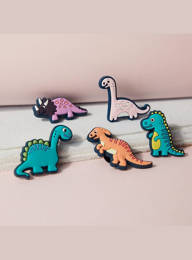 FAME FOREVER Dinosaur Shoe Charm - Pack of 5