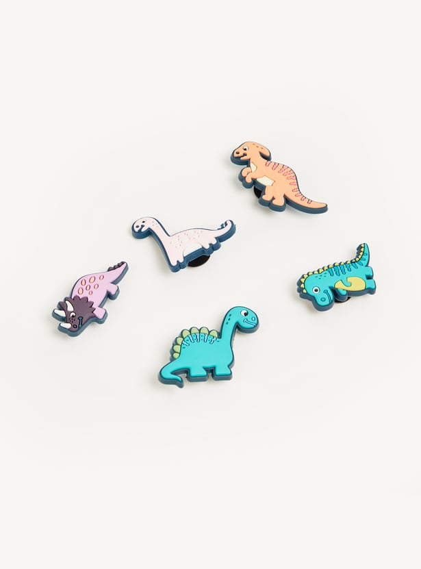 FAME FOREVER Dinosaur Shoe Charm - Pack of 5