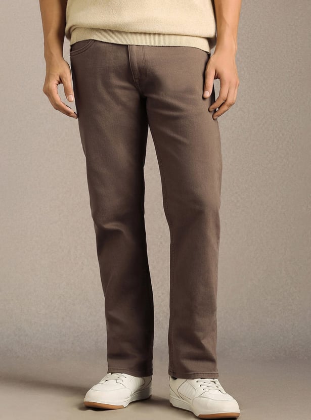 LP JEANS Solid Regular Straight Jeans