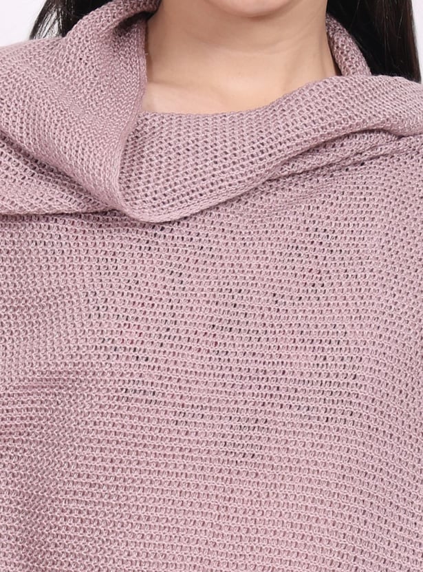W Knitted Shawl