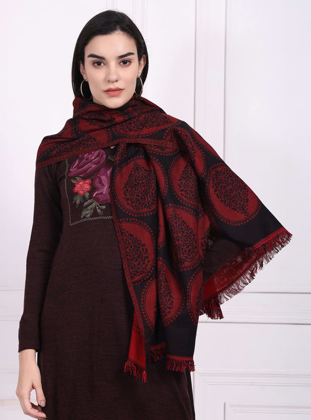 W Jacquard Shawl
