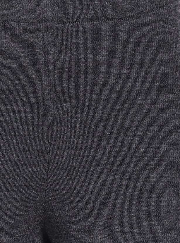 W Heathered Knitted Crop Leggings