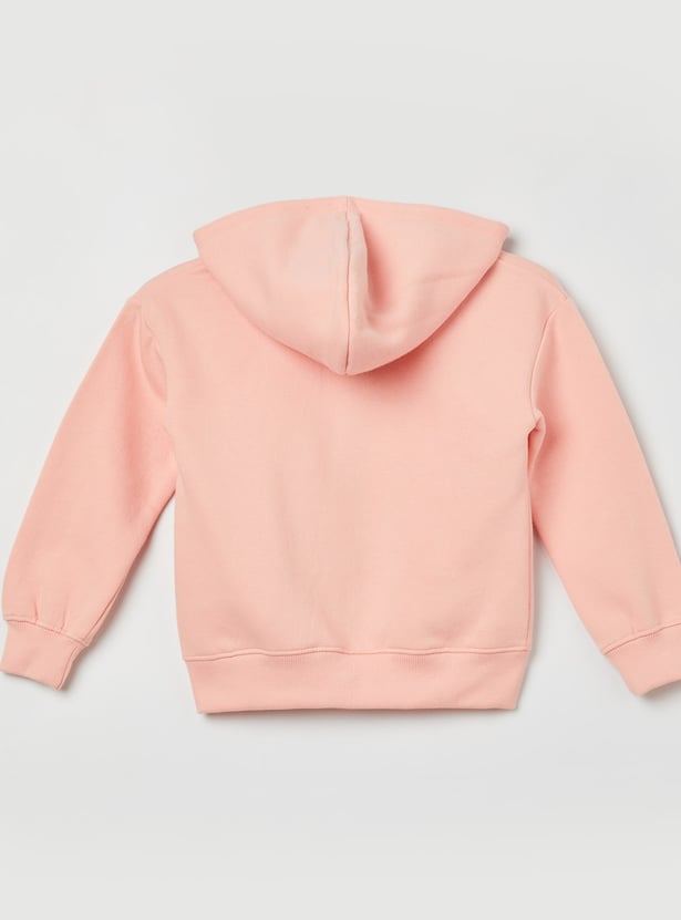FAME FOREVER Girls Solid Hooded Sweatshirt