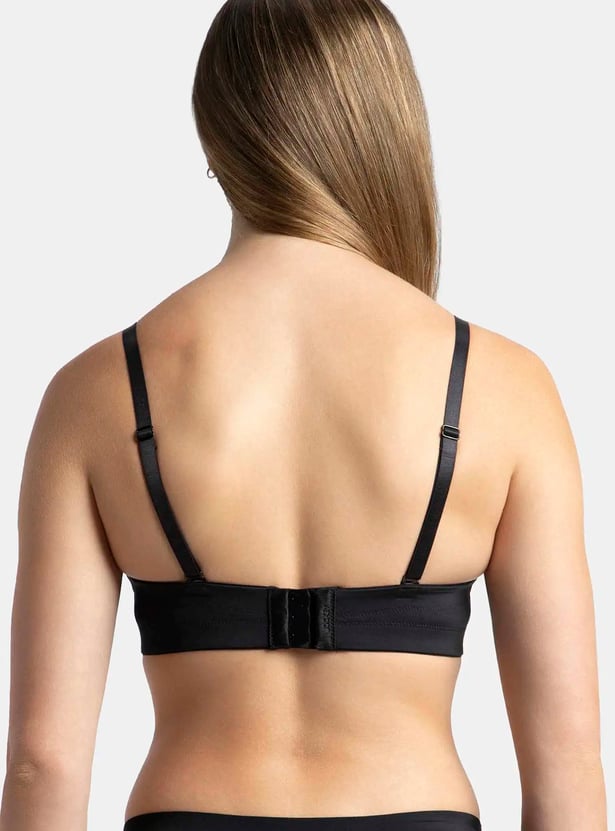 JOCKEY Solid Padded Non-Wired Seamed Balconette Bra