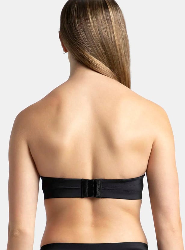 JOCKEY Solid Padded Non-Wired Seamed Balconette Bra